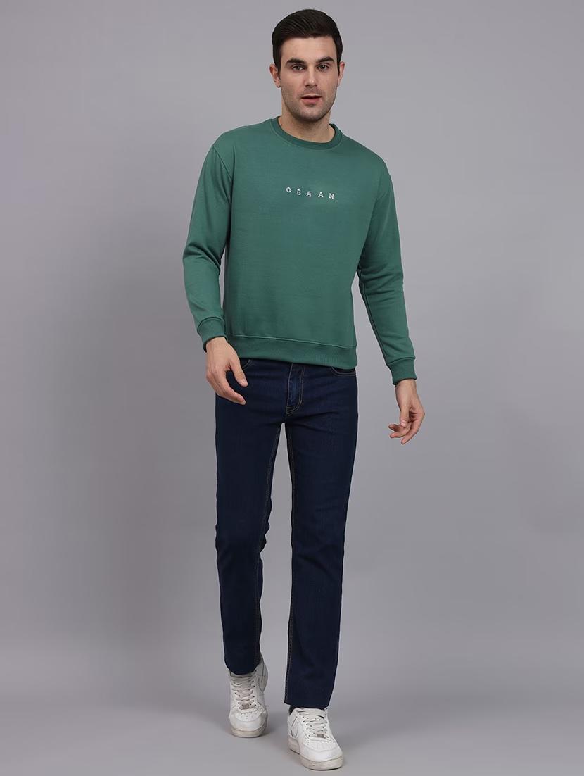 mens chest print sweatshirt - 20284020 - Standard Image - 4