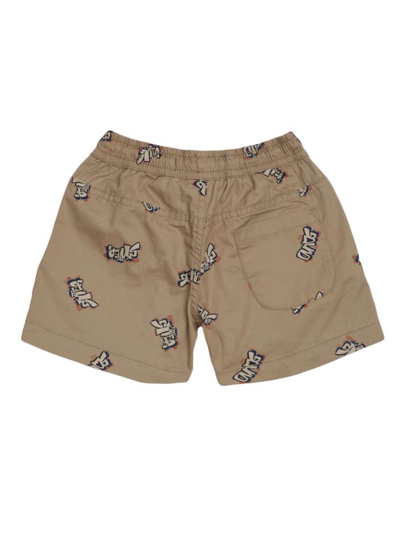boys mid rise cotton shorts  - 20284217 -  Standard Image - 1