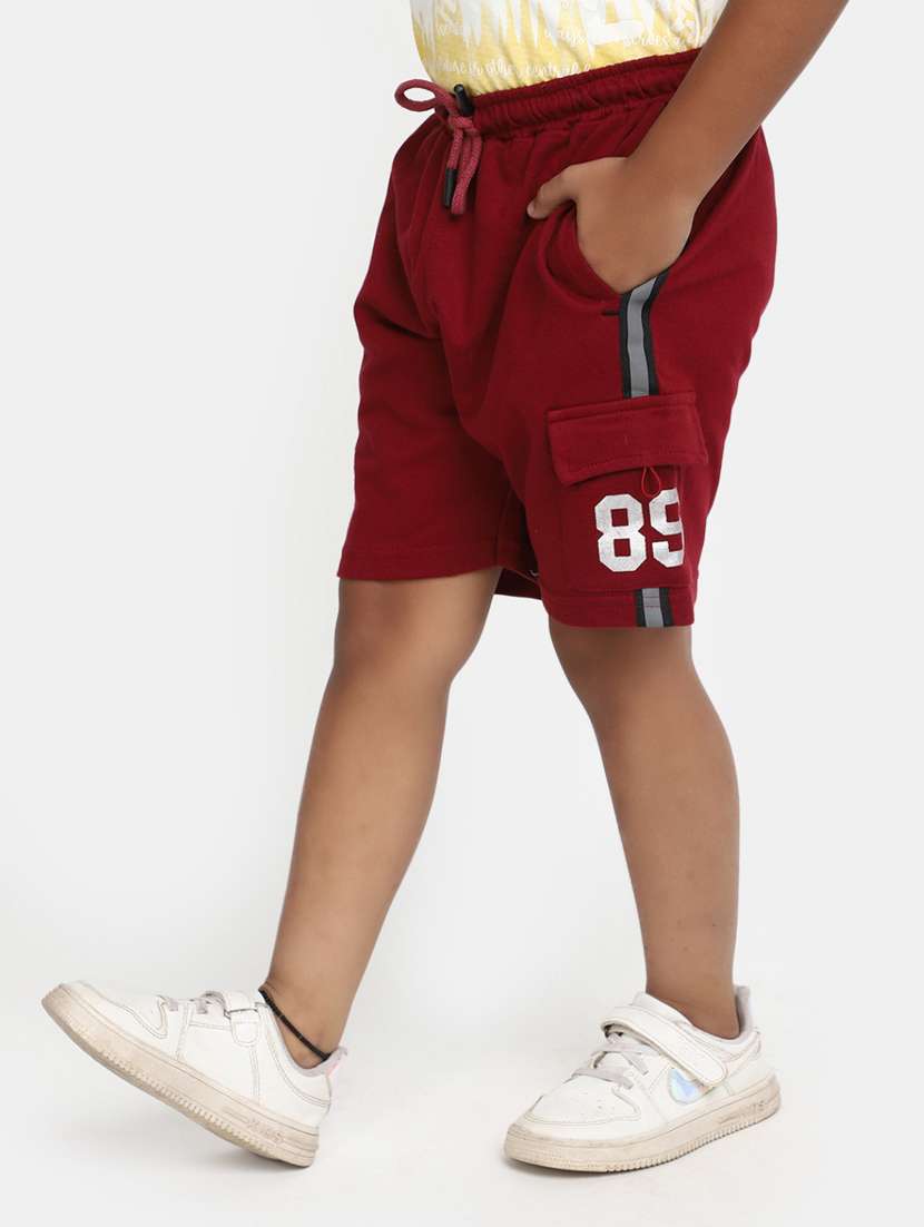 boys mid rise cotton shorts  - 20284236 -  Standard Image - 1