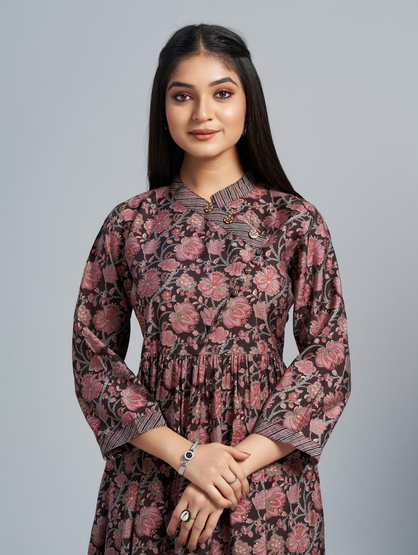 floral printed kurta pant set with dupatta - 20284297 - Standard Image - 4
