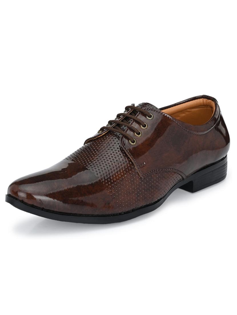 brown lace-up oxfords shoes - 20284471 - Standard Image - 1