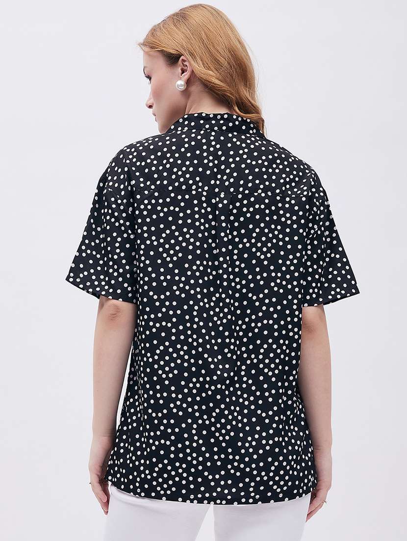 women polka doted regular shirt - 20287692 -  Standard Image - 1