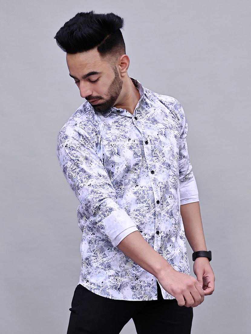 mens printed casual shirt - 20287721 -  Standard Image - 1