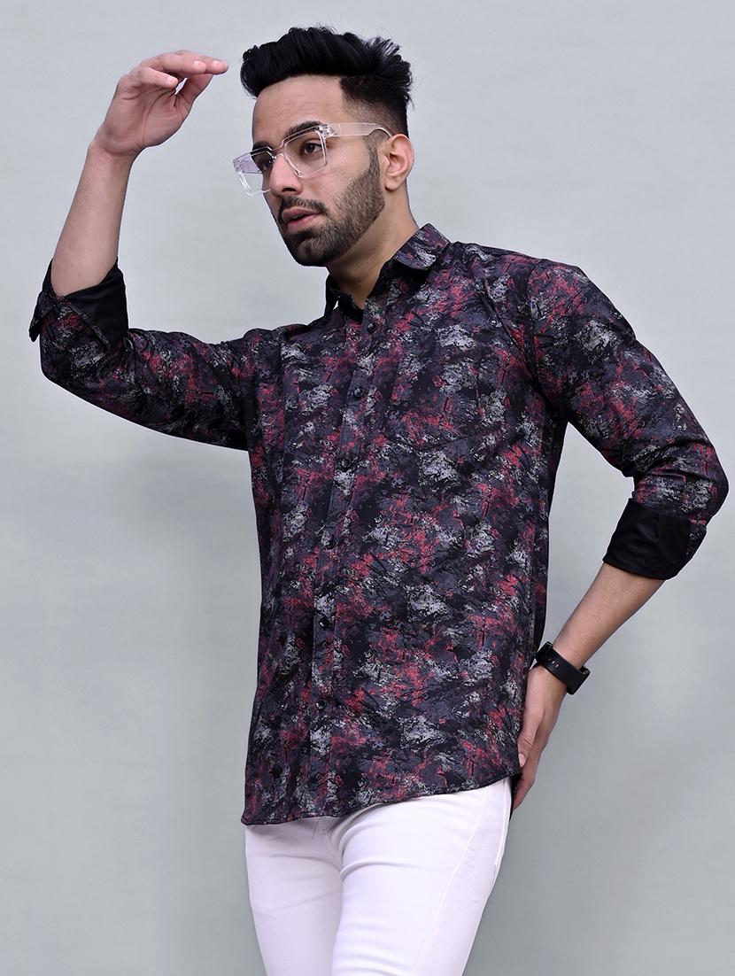 mens printed casual shirt - 20287722 -  Standard Image - 1
