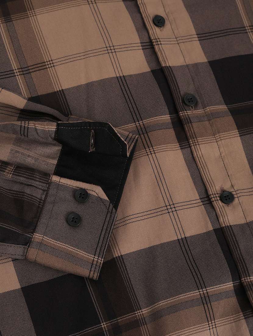 mens checks casual shirt - 20287724 -  Standard Image - 4