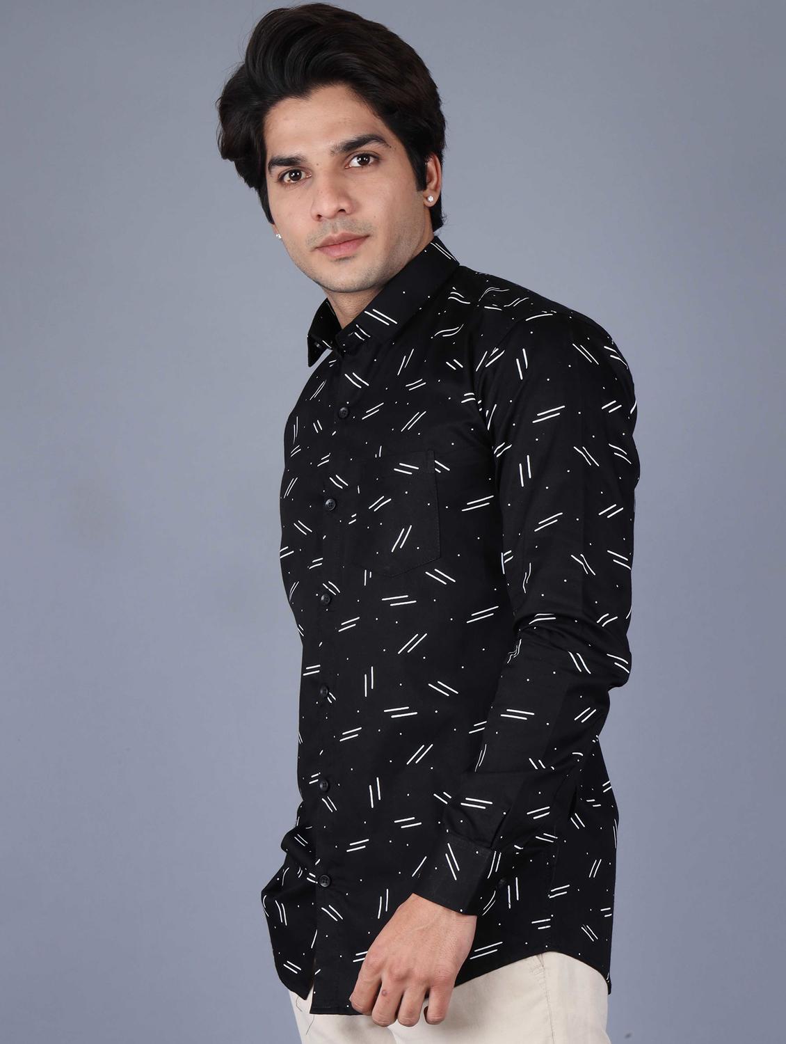 mens printed casual shirt - 20287776 -  Standard Image - 1