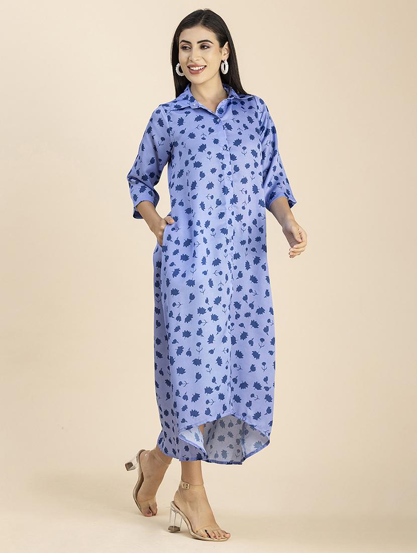 women's high low floral dress - 20288036 - Standard Image - 1