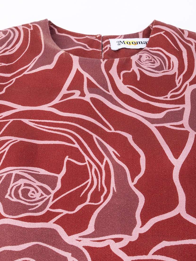 women's high-low round neck top - 20288116 -  Standard Image - 4