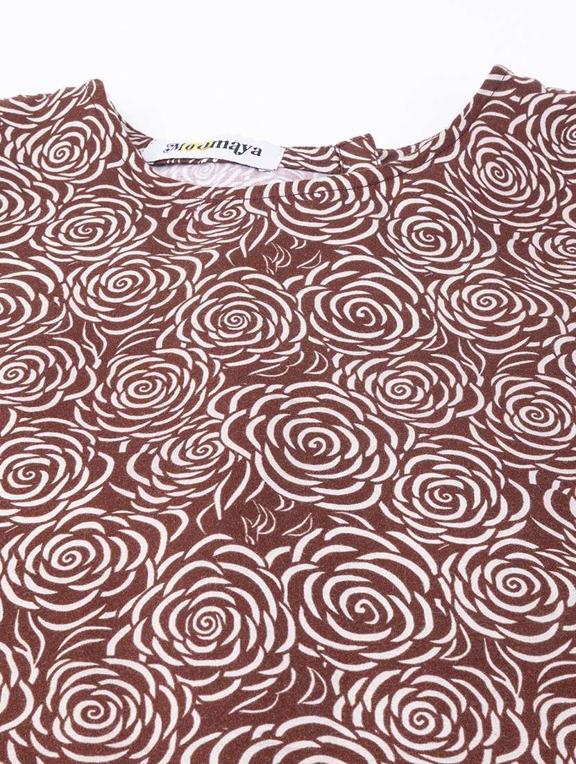 women's a line round neck top - 20288127 -  Standard Image - 4