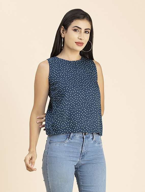 women's tank top crew neck top - 20288130 -  Standard Image - 1