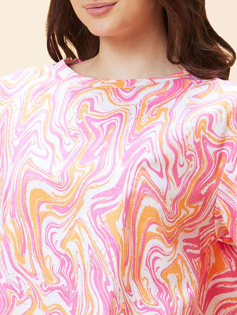 women white cotton regular t-shirt - 20288194 -  Standard Image - 6