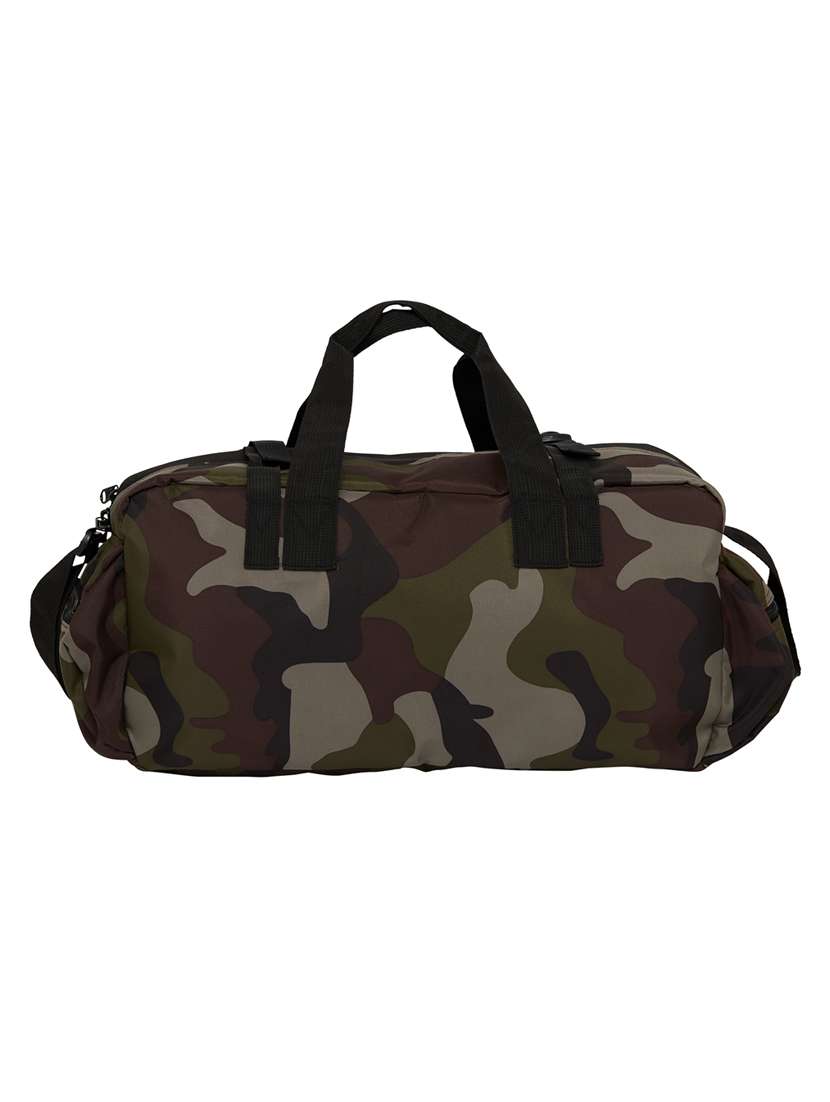 green camouflage print dufflebag - 20289788 -  Standard Image - 1