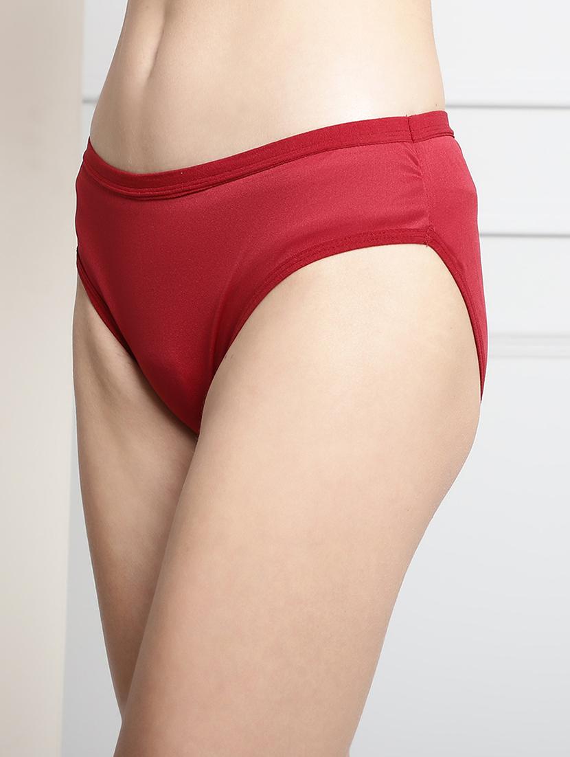 red solid hipster panty - 20289918 - Standard Image - 1