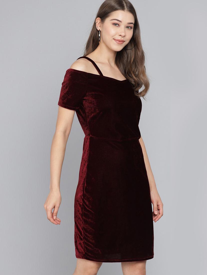 women's bodycon solid dress - 20290089 - Standard Image - 1