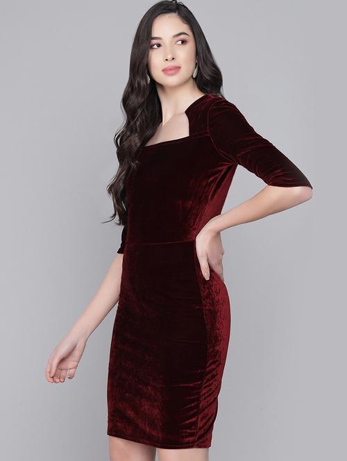 women's sheath solid dress - 20290092 -  Standard Image - 0