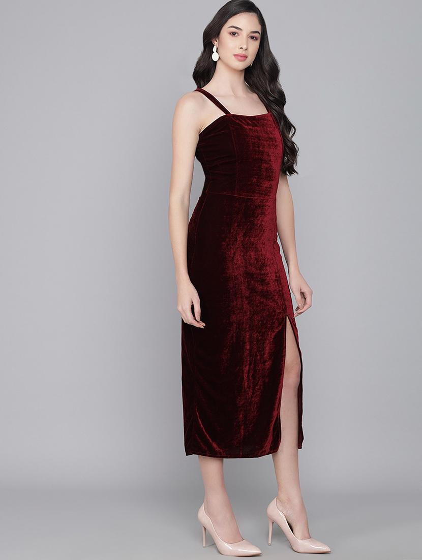 women's bodycon solid dress - 20290093 -  Standard Image - 1