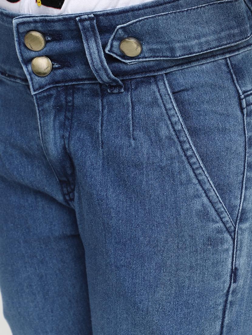 girls solid slim fit jeans - 20290561 - Standard Image - 4