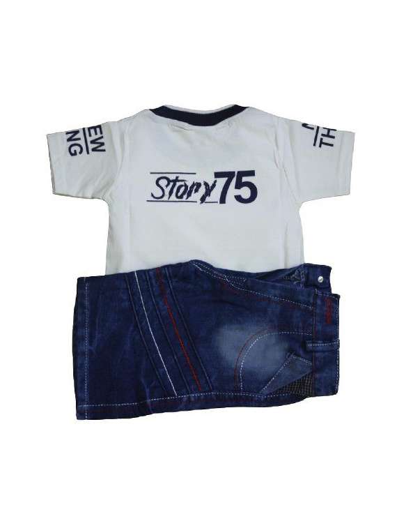 boys printed shorts twin sets - 20290942 -  Standard Image - 1