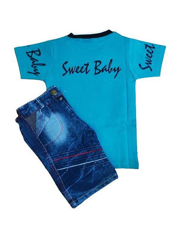 boys printed shorts twin sets - 20290949 - Standard Image - 1