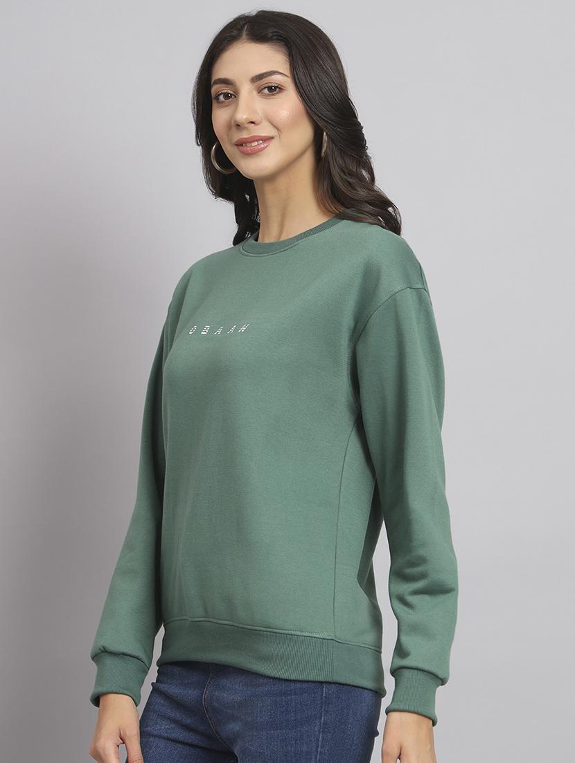 women's chest print sweatshirt - 20291850 - Standard Image - 1