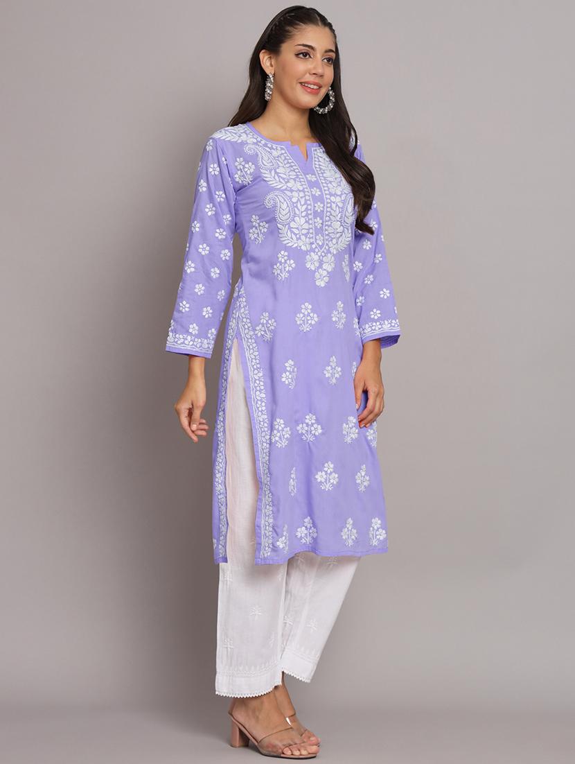 women's straight kurta - 20291897 - Standard Image - 1