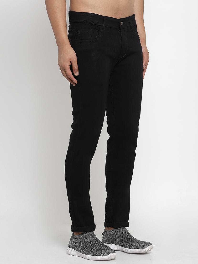 men solid slim fit plain jean - 20292248 - Standard Image - 1