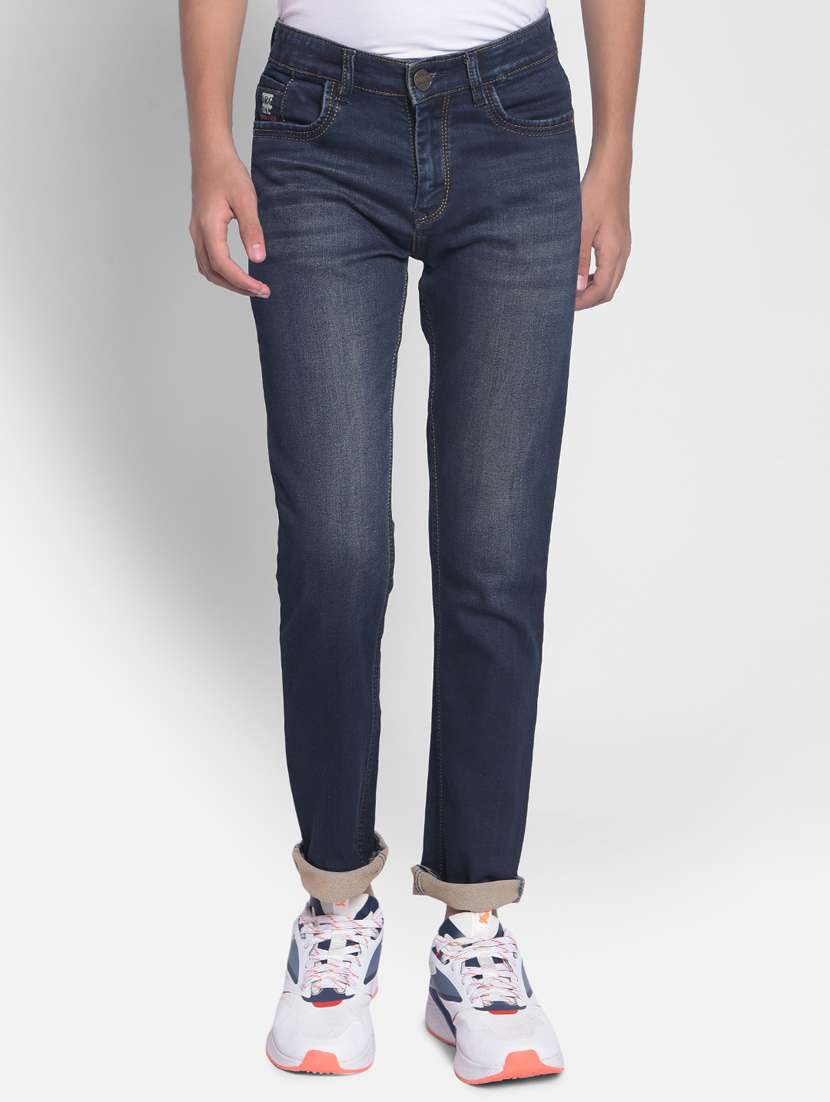 boy's plain skinny fit jeans