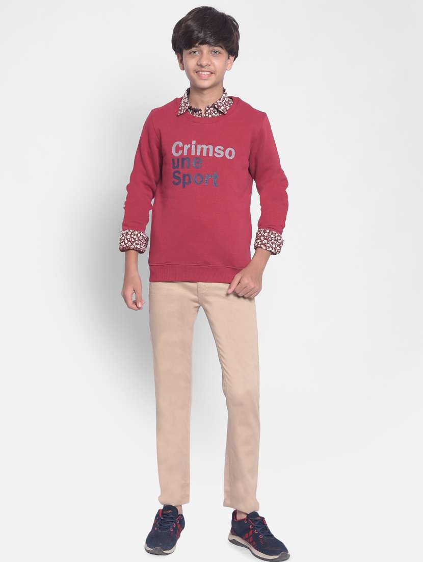 boys typography sweatshirt - 20292466 -  Standard Image - 4