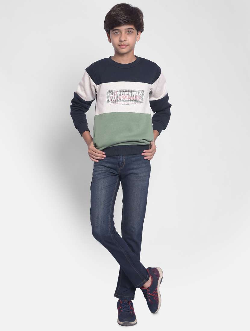 boys color block sweatshirt - 20292544 -  Standard Image - 4