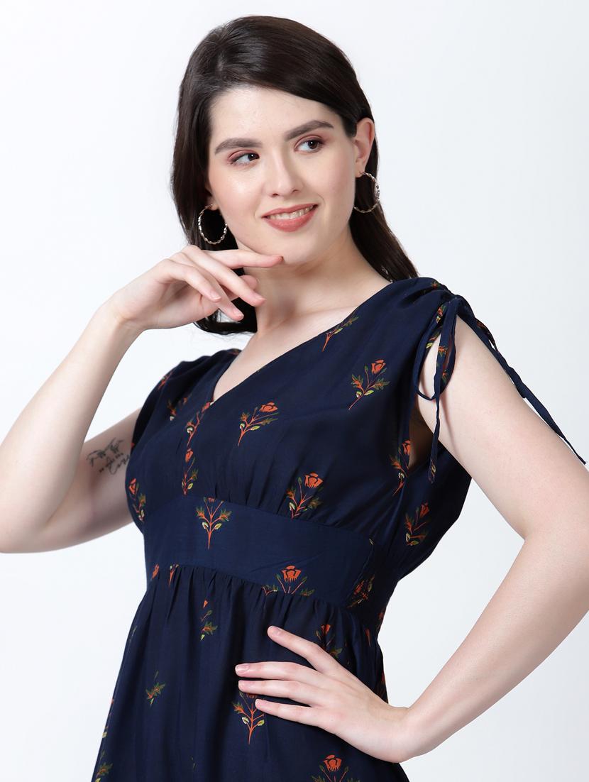 women's tiered dress floral dress - 20292576 - Standard Image - 4