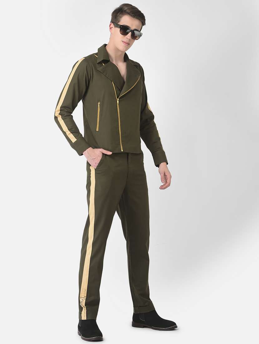 men tapered flat front casual trouser - 20294207 -  Standard Image - 4