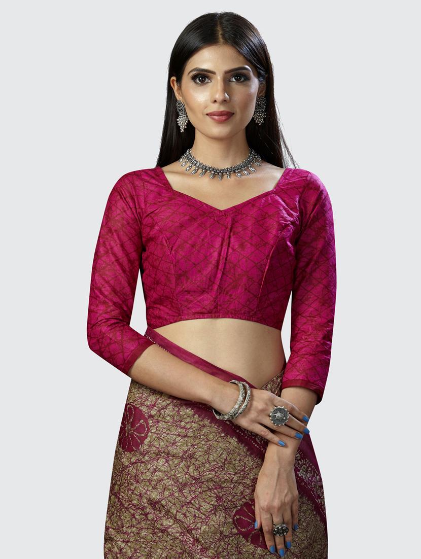 multi colored printed saree with blouse - 20294849 - Standard Image - 4