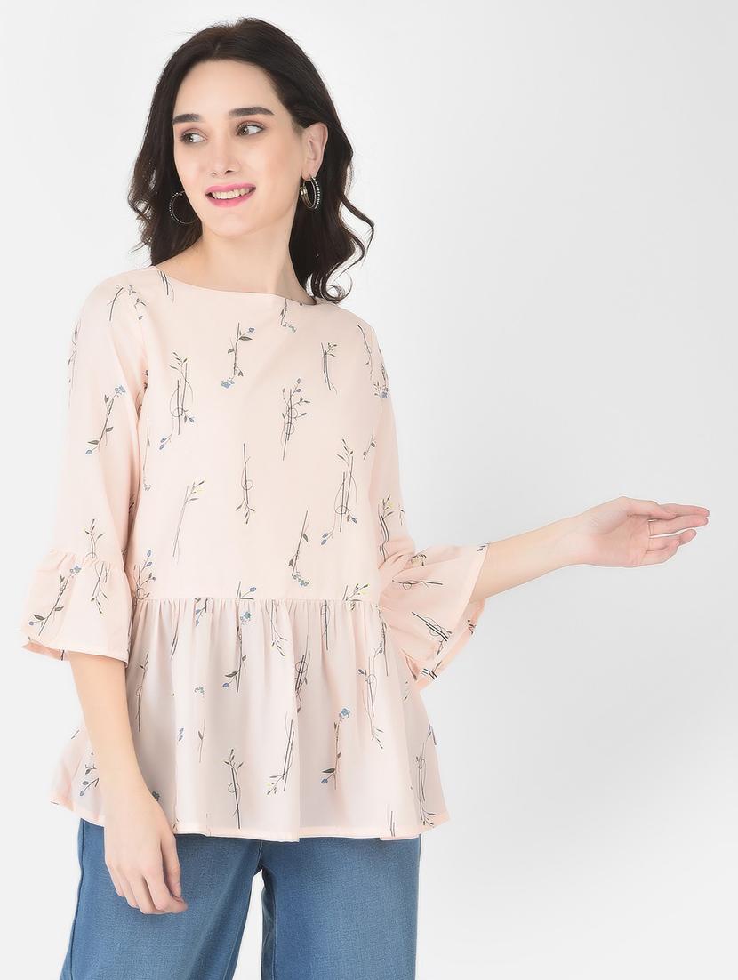 orange polyester regular top - 20294893 - Zoom Image - 0