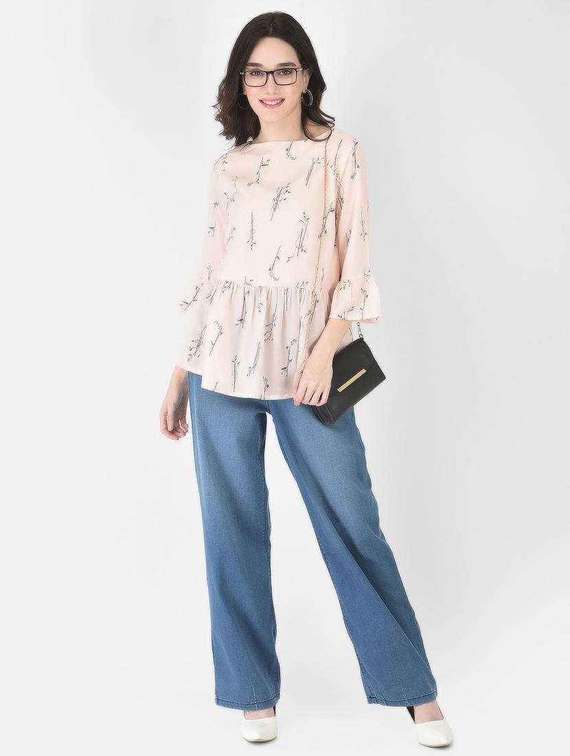 orange polyester regular top - 20294893 - Standard Image - 4