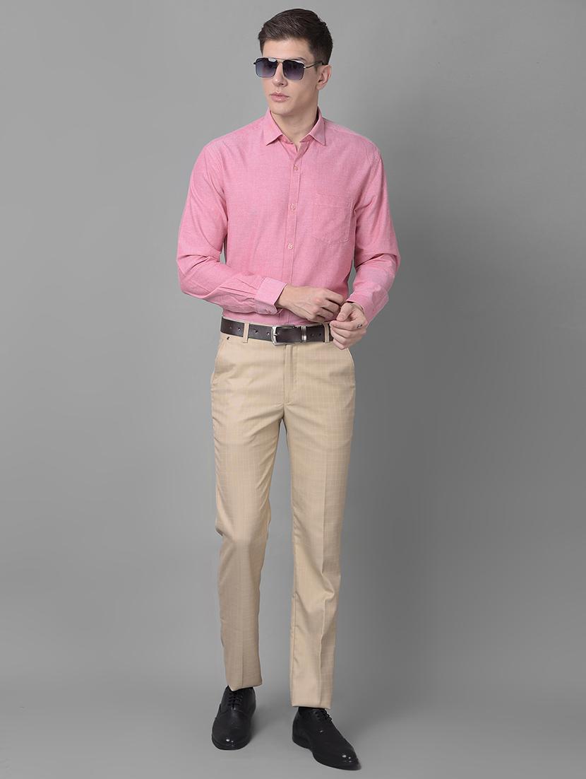 mens solids formal shirt - 20295418 - Standard Image - 4