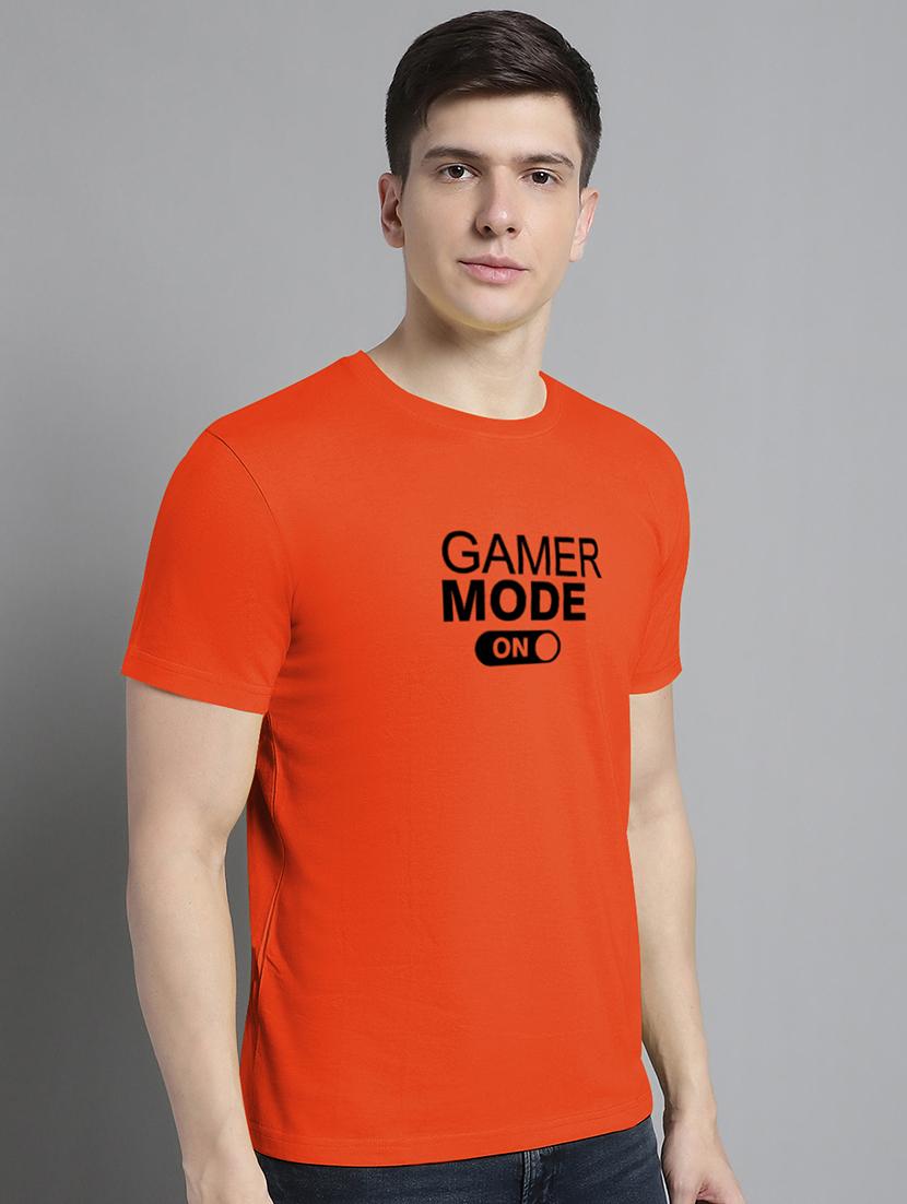 men round neck chest print t-shirt - 20295707 - Standard Image - 1