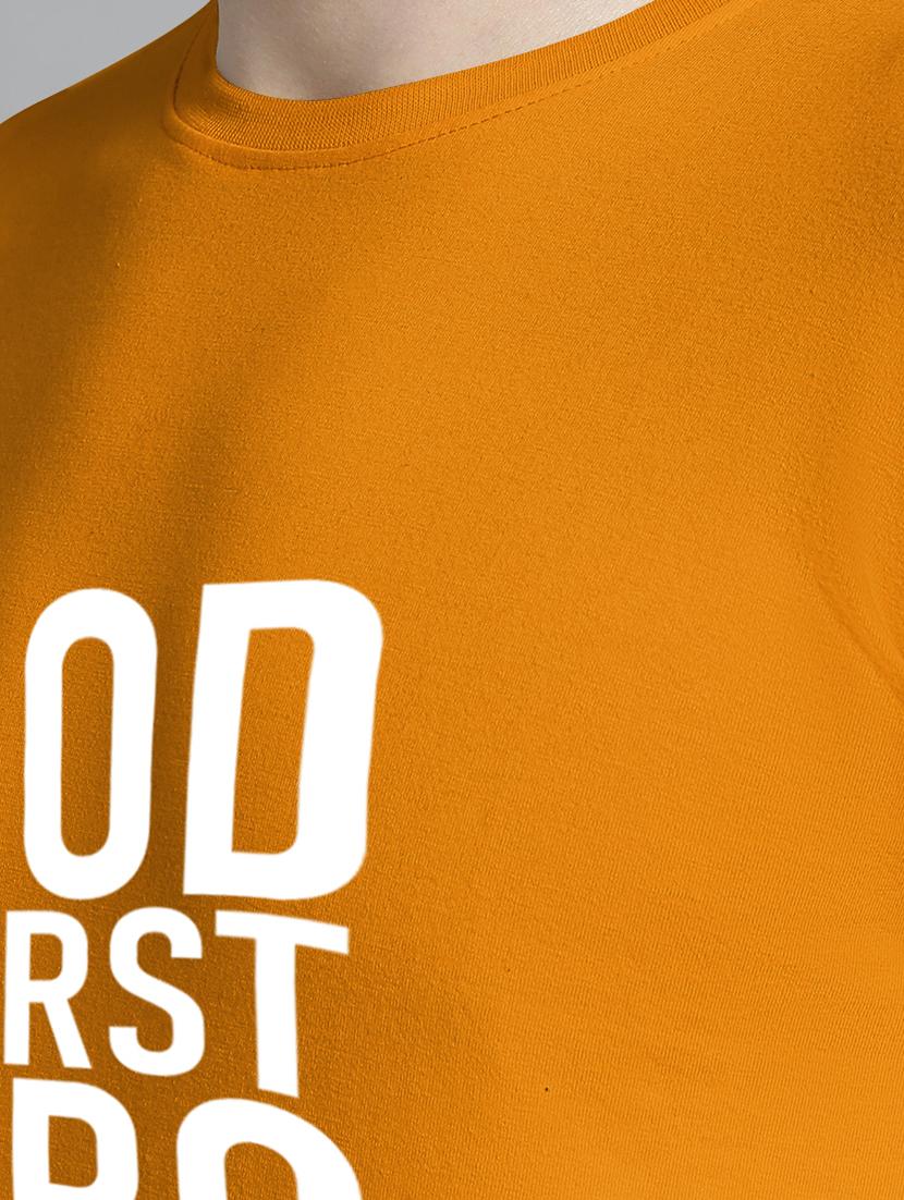 men chest print short sleeve t-shirt - 20295717 - Standard Image - 4