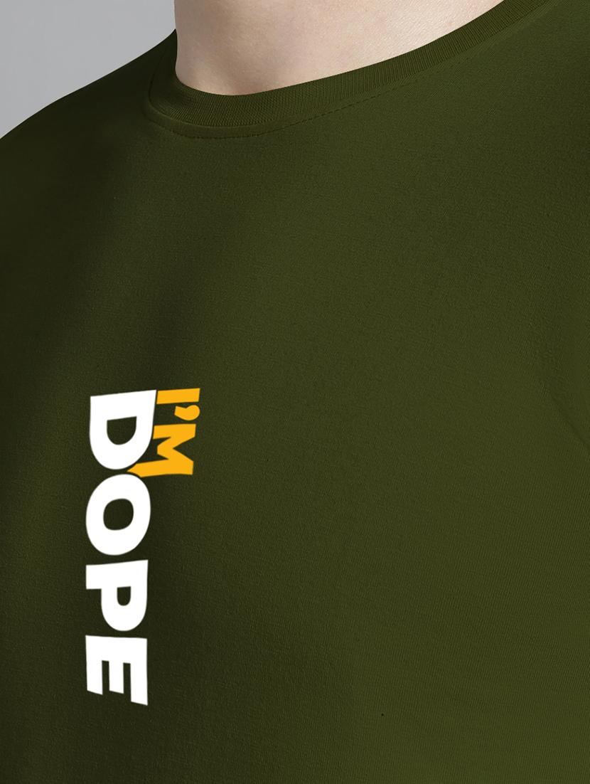 men typography print olive cotton t-shirt - 20295736 - Standard Image - 4
