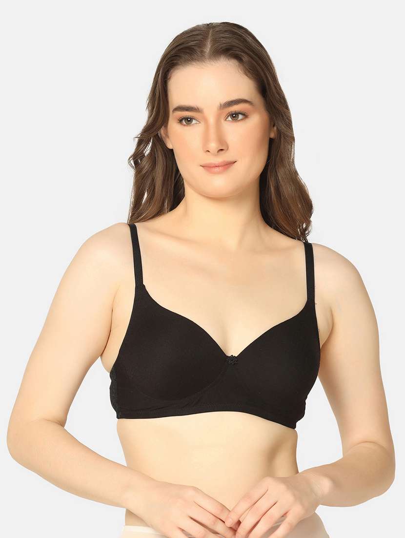women solid bra combo - 20295834 -  Standard Image - 1