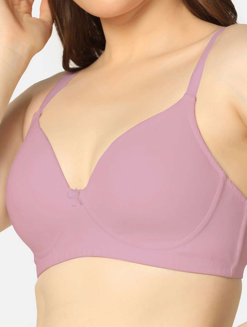 women solid bra combo - 20295843 -  Standard Image - 6