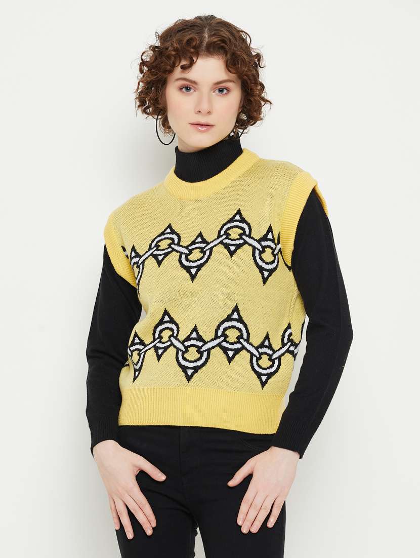 women round neck regular pullover