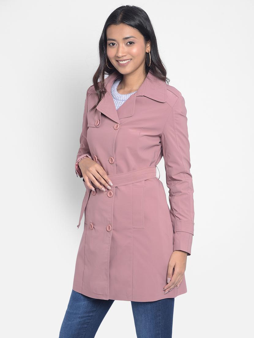women pink polyester casual blazer - 20295952 -  Standard Image - 1