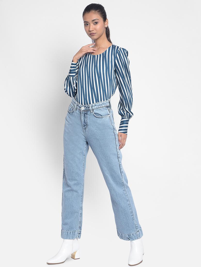 multi color stripes regular top - 20296112 - Standard Image - 4