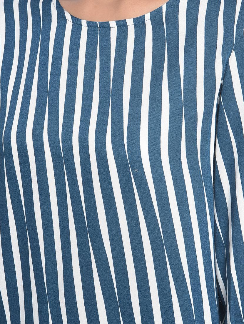 multi color stripes regular top - 20296112 - Standard Image - 6
