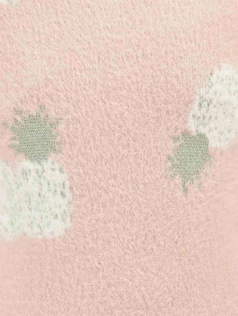 girls round neck self-designed regular sweater - 20296253 -  Standard Image - 4