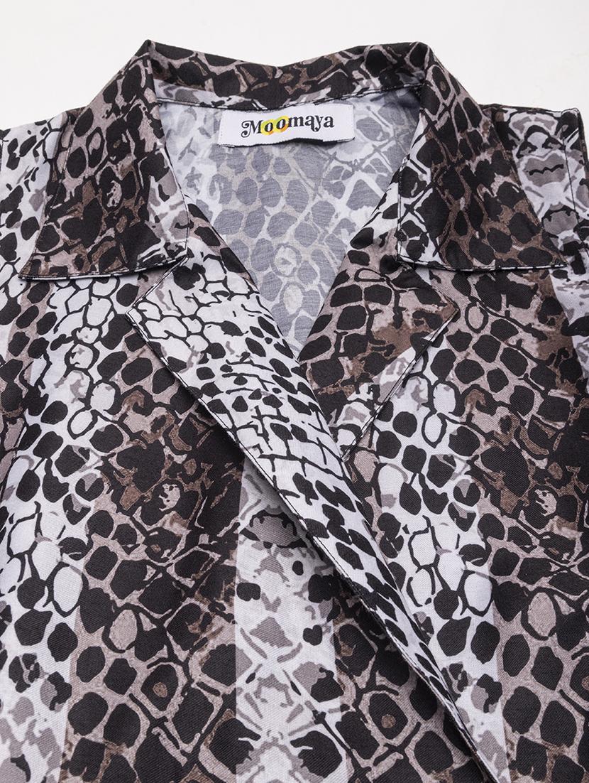 women's wrap printed dress - 20296507 - Standard Image - 4