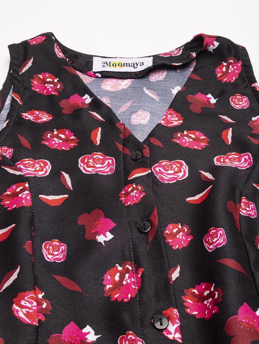 women's fit & flare floral dress - 20296528 - Standard Image - 4