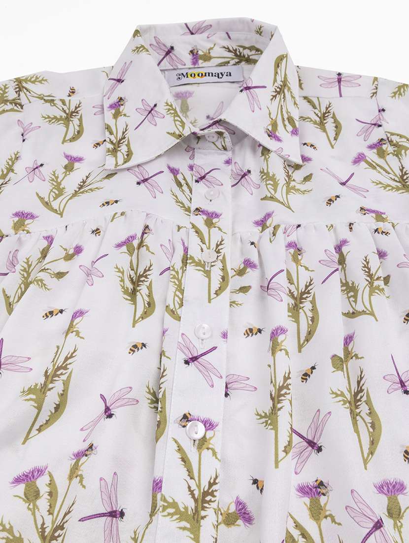 women's a line collared top - 20296758 - Standard Image - 4