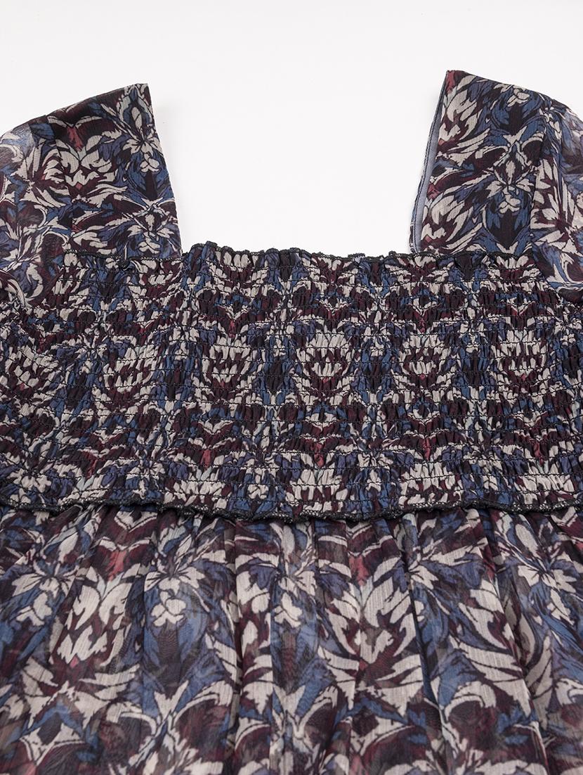 women's peplum square neck top - 20296769 - Standard Image - 4