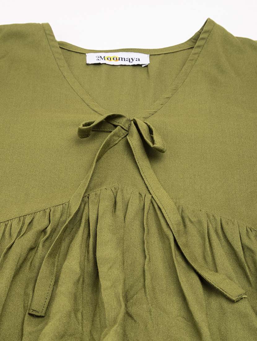 women's peplum v neck top - 20296787 -  Standard Image - 4